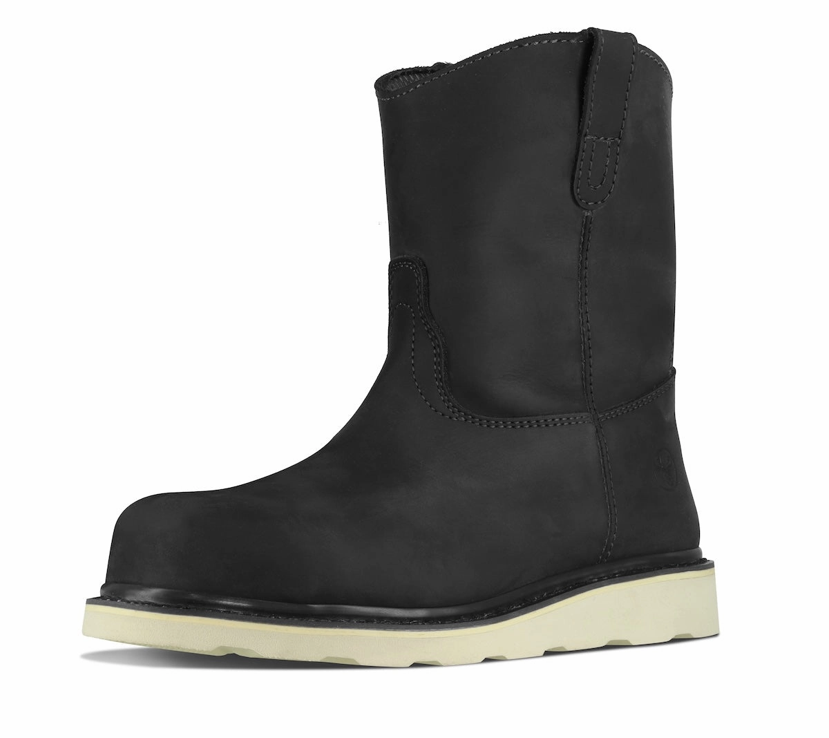 8" Wellington Steel Toe Work Boots for Men and Electrical Hazard Rated Casual Walk Slip Resistant Work Commute