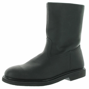 High Shaft 9" Pile-Lined Mens Leather Pile Lined Mid-Calf Boots