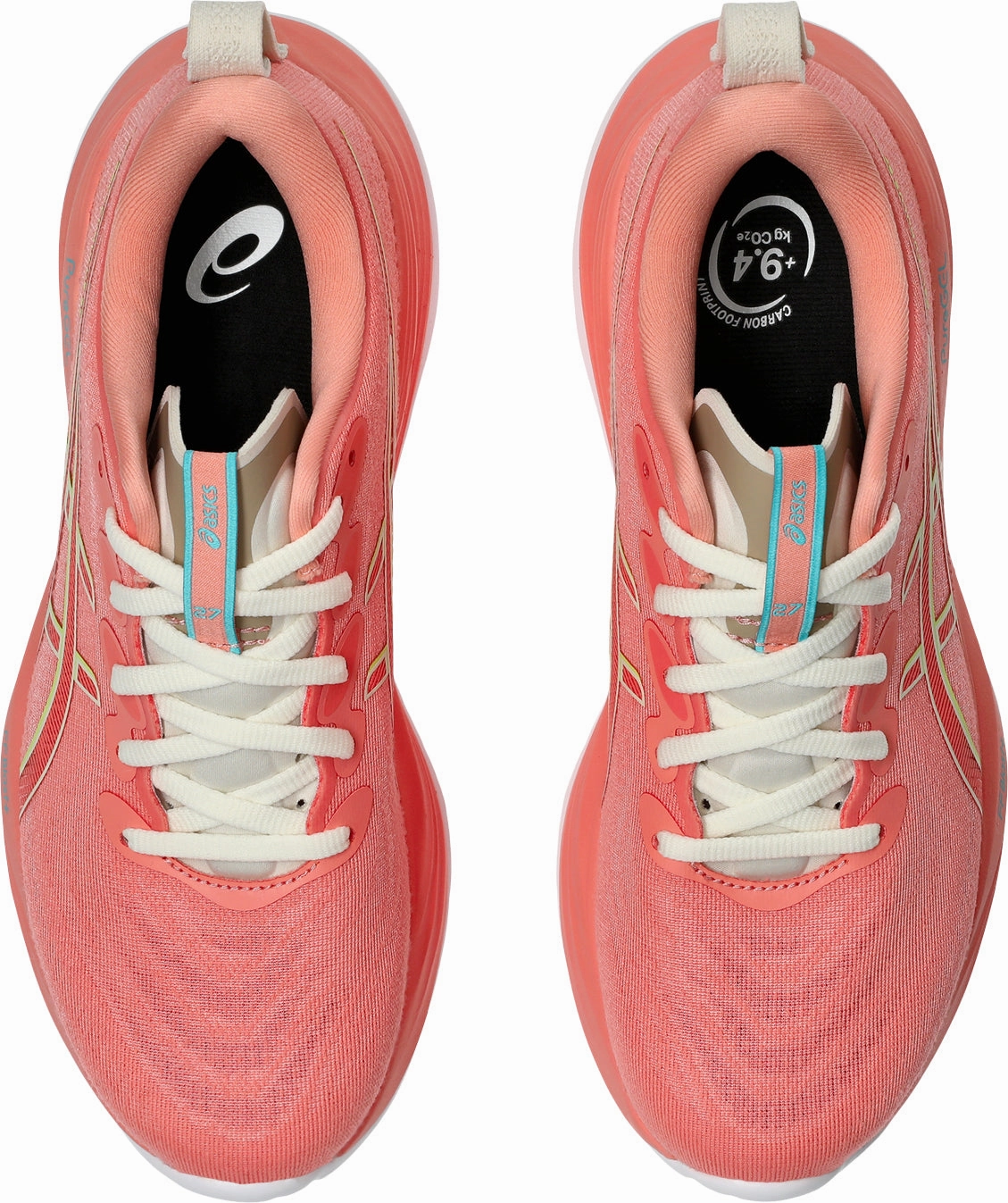 Asics Gel Cumulus 27 Womens Running Shoes - Pink Contoured Footbed Support Gait Optimized