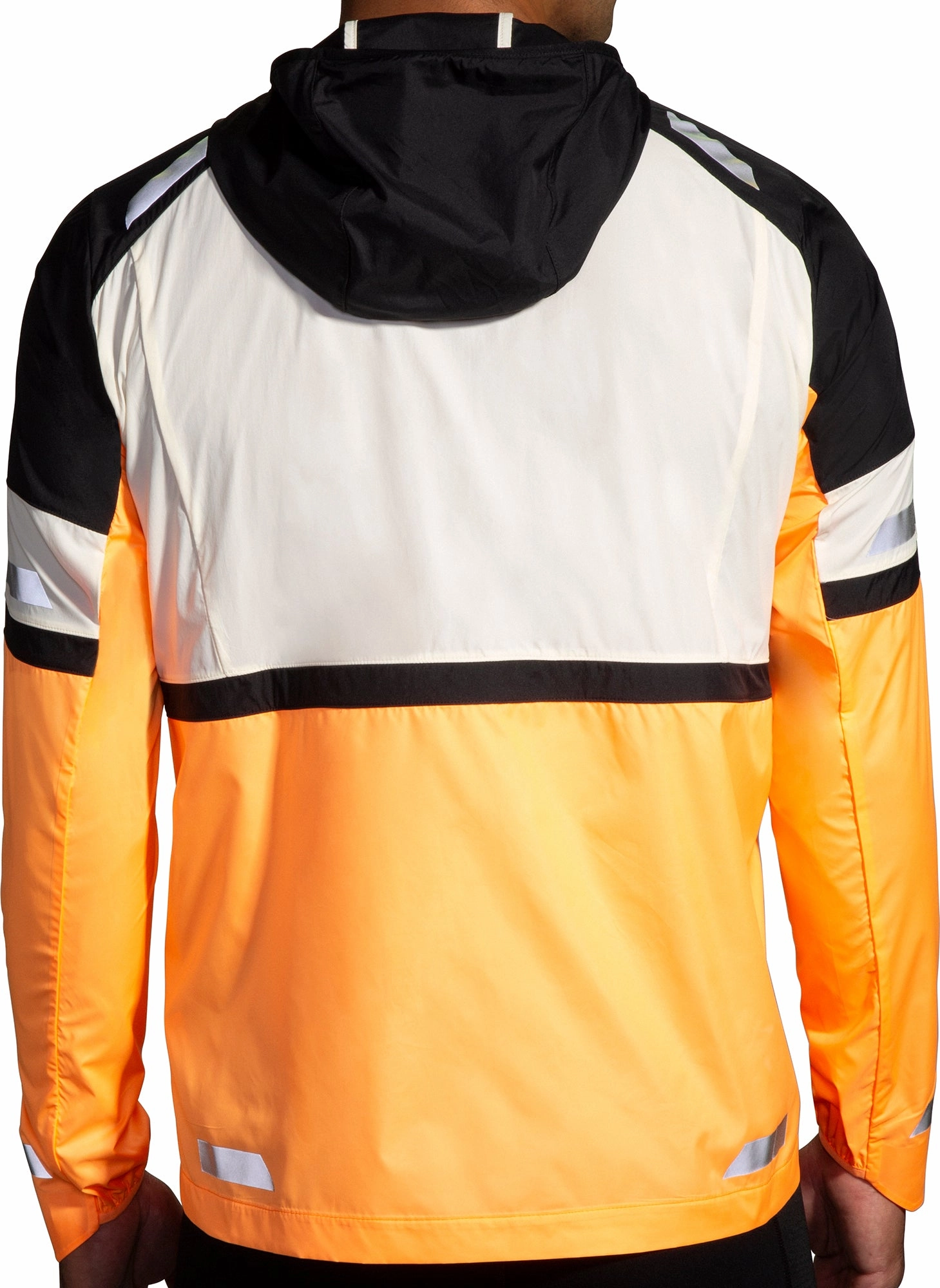 Microfiber Technology Brooks Run Visible 2.0 Mens Running Jacket - Grey