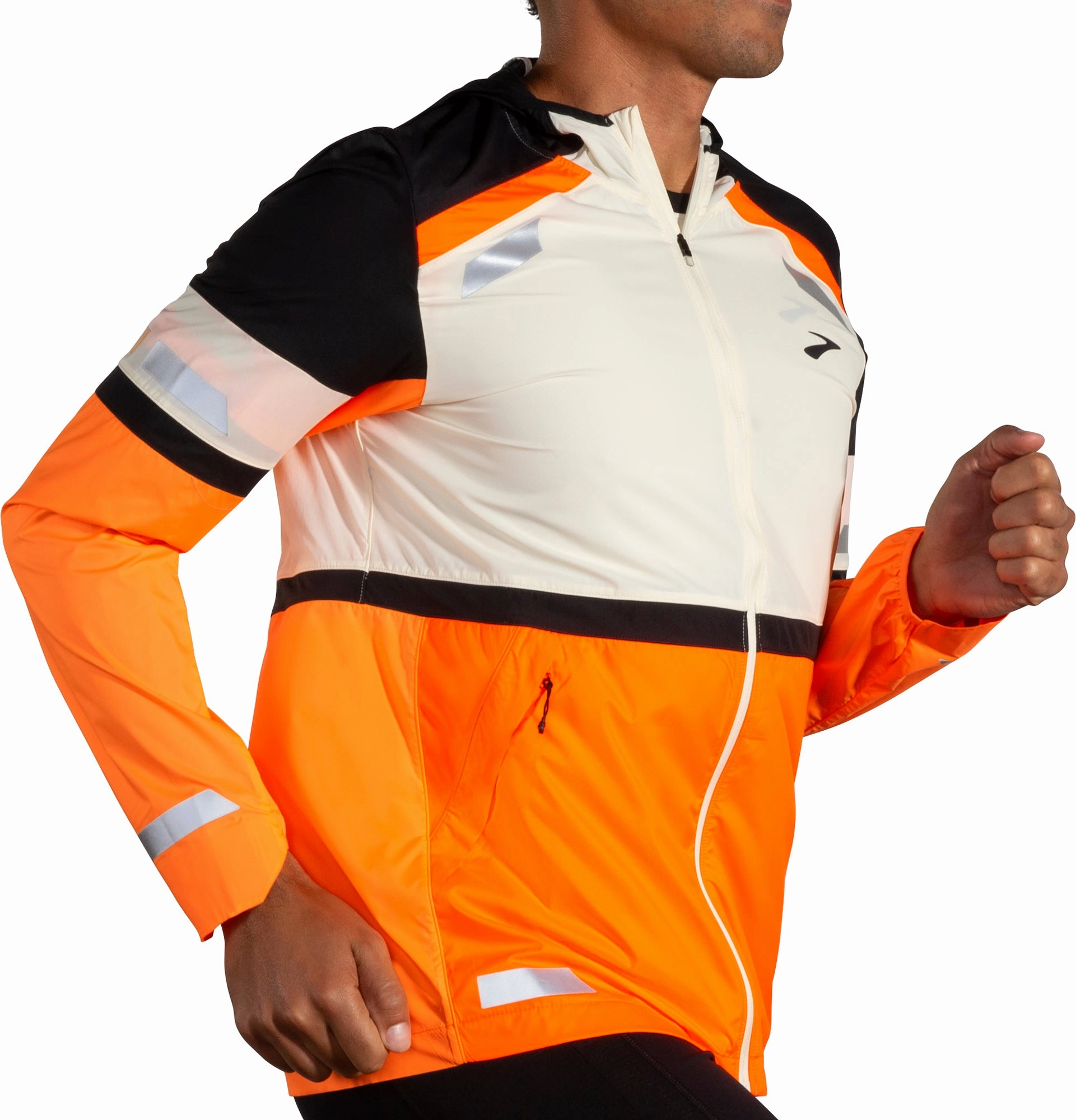 Brooks Run Visible 2.0 Mens Running Jacket - Grey Layered Wear