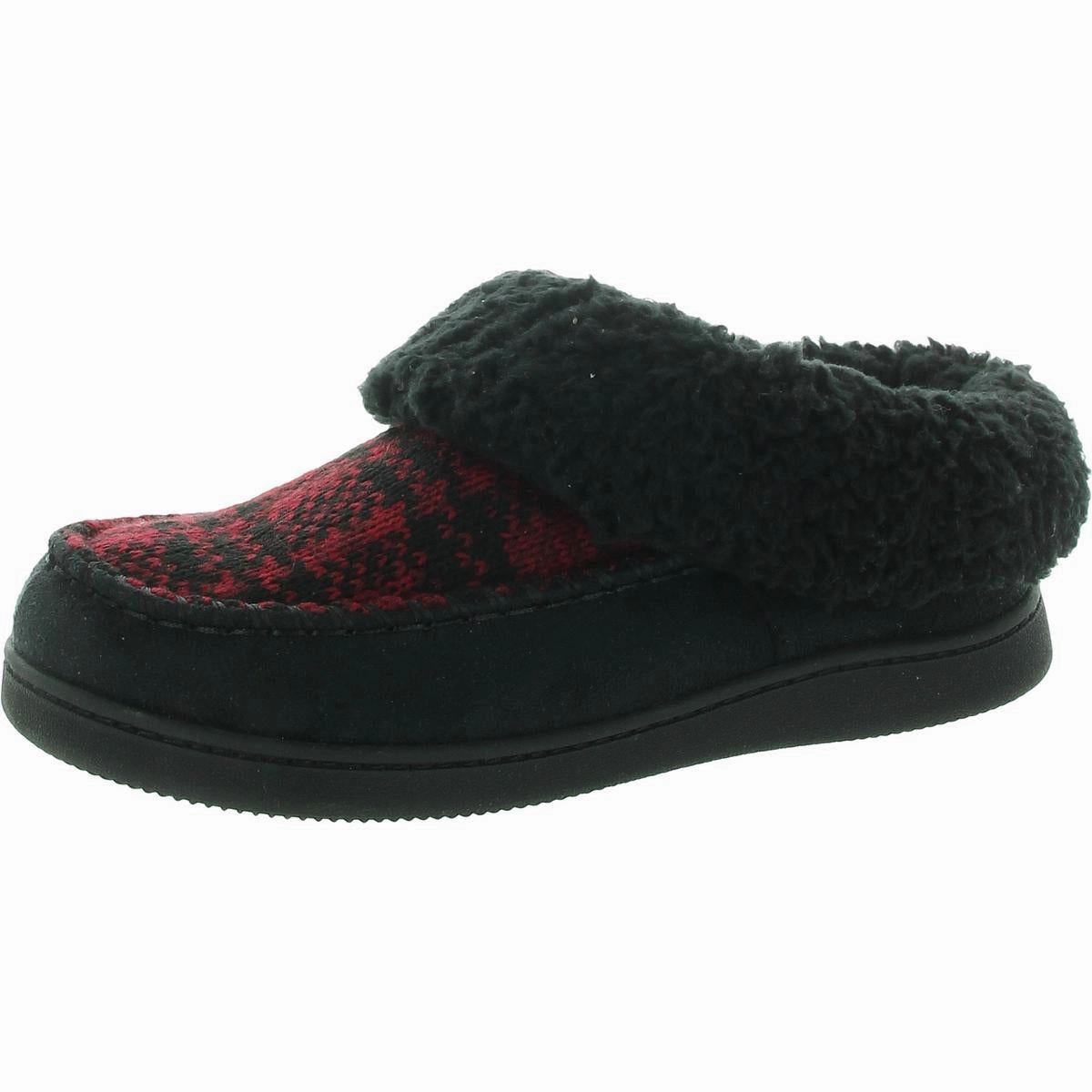 Comfortable Support Acetate Womens Memory Foam Faux Suede Bootie Slippers