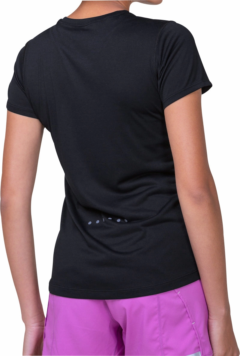 Athletic Comfort Wear Cozy Vibe Wear Ronhill Core Short Sleeve Womens Running Top - Black