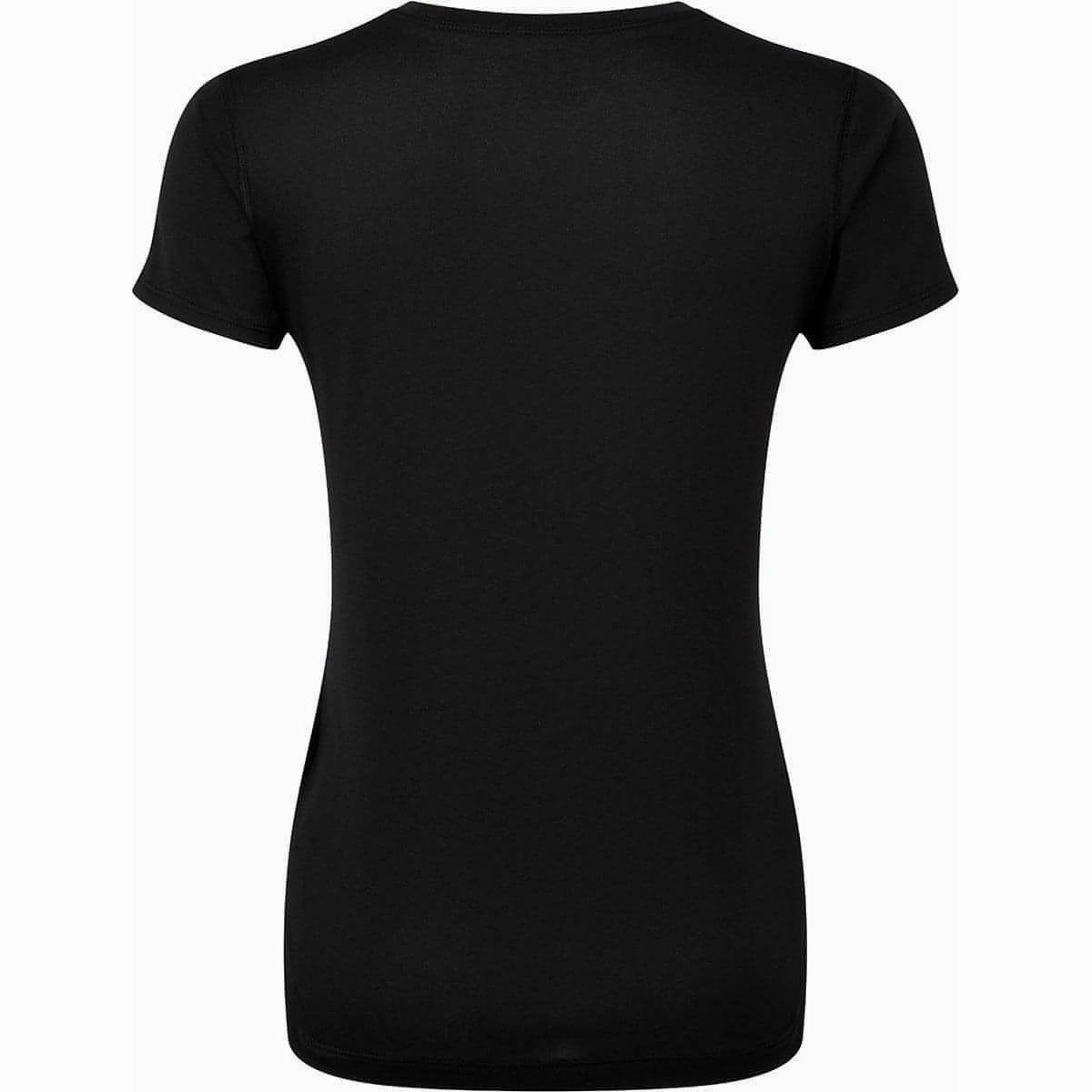 light layering Ronhill Core Short Sleeve Womens Running Top - Black