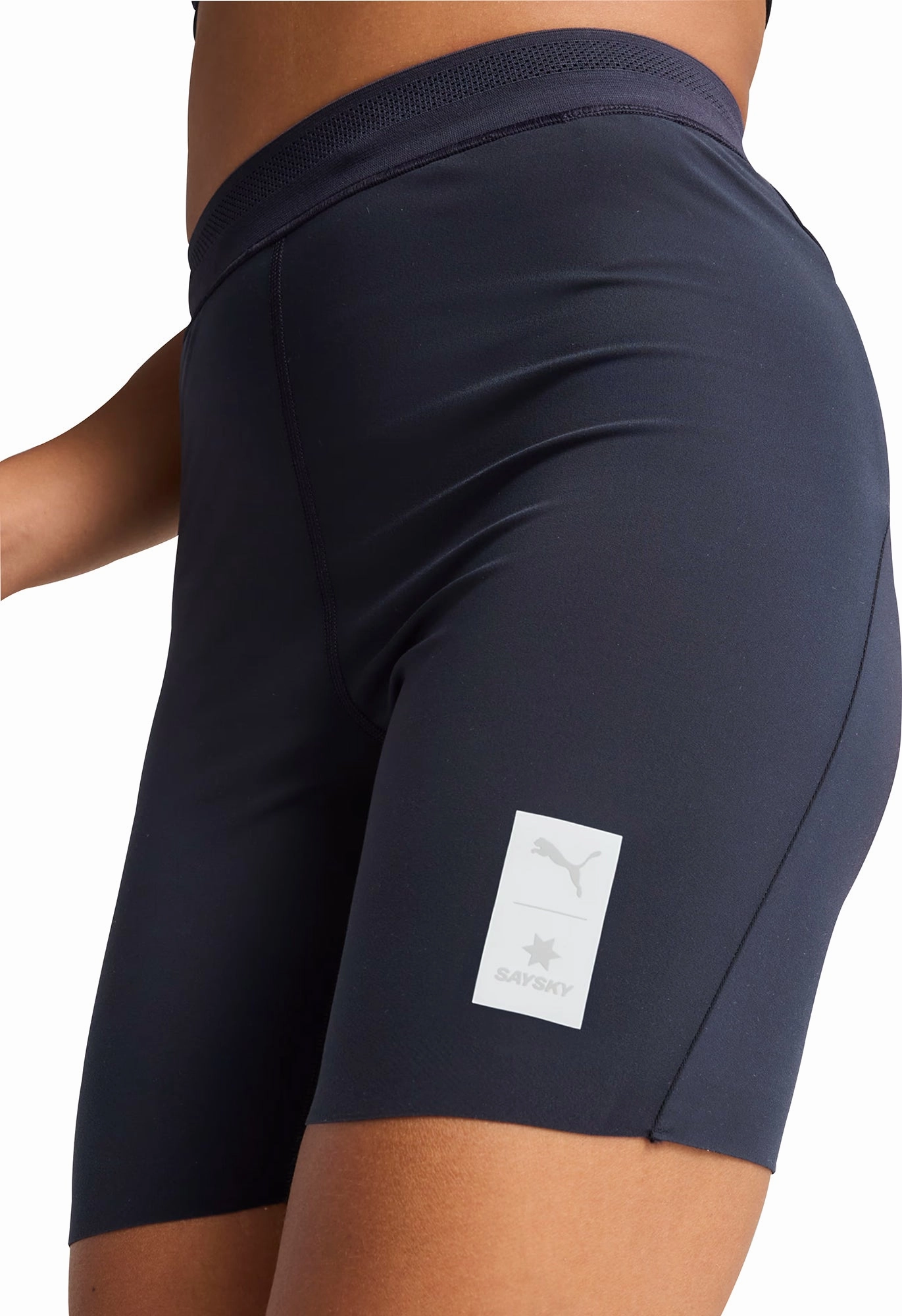 Mood Match Puma X SAYSKY 7 Inch Womens Short Running Tights - Blue
