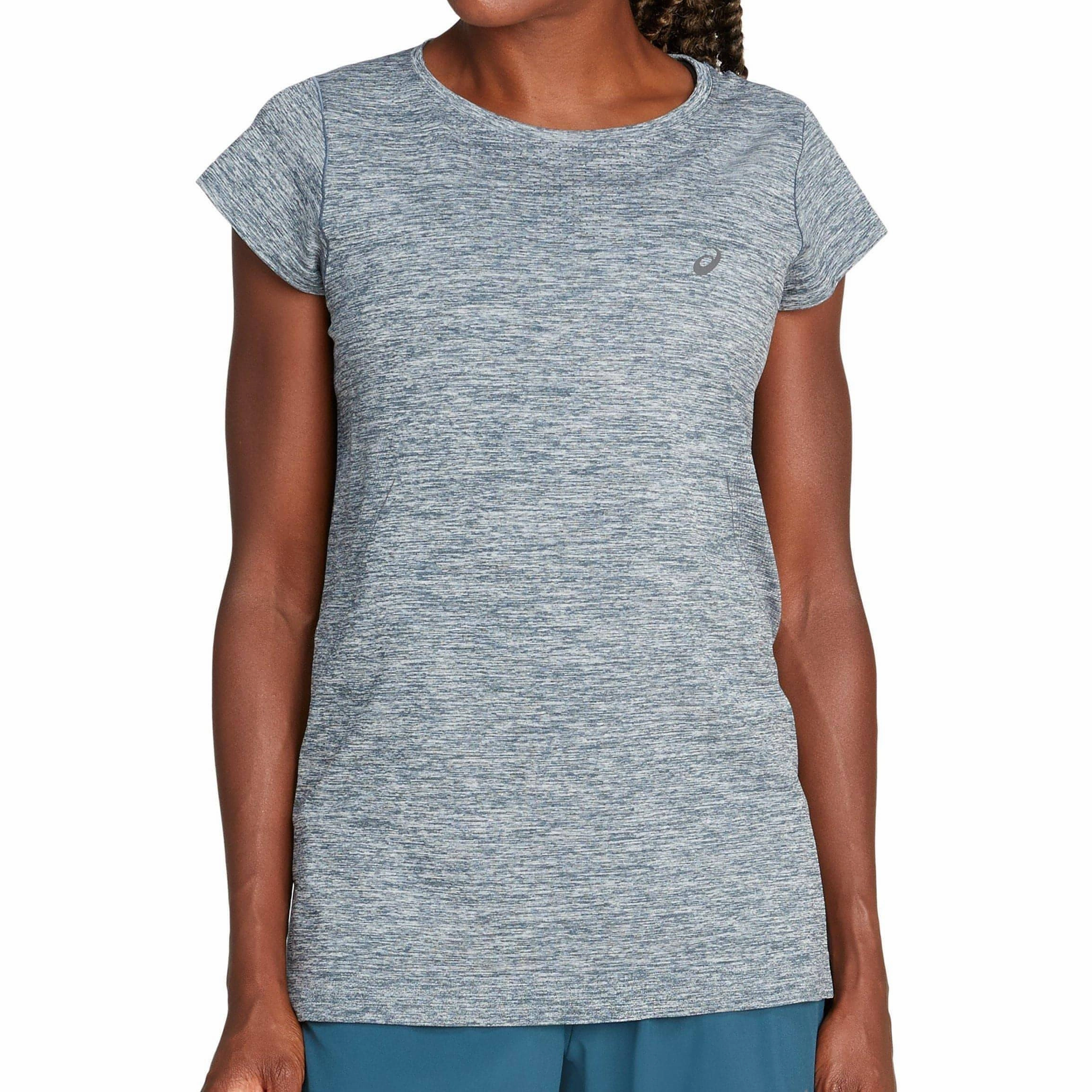 Daily Style Fresh Look Asics Race Seamless Short Sleeve Womens Running Top - Blue