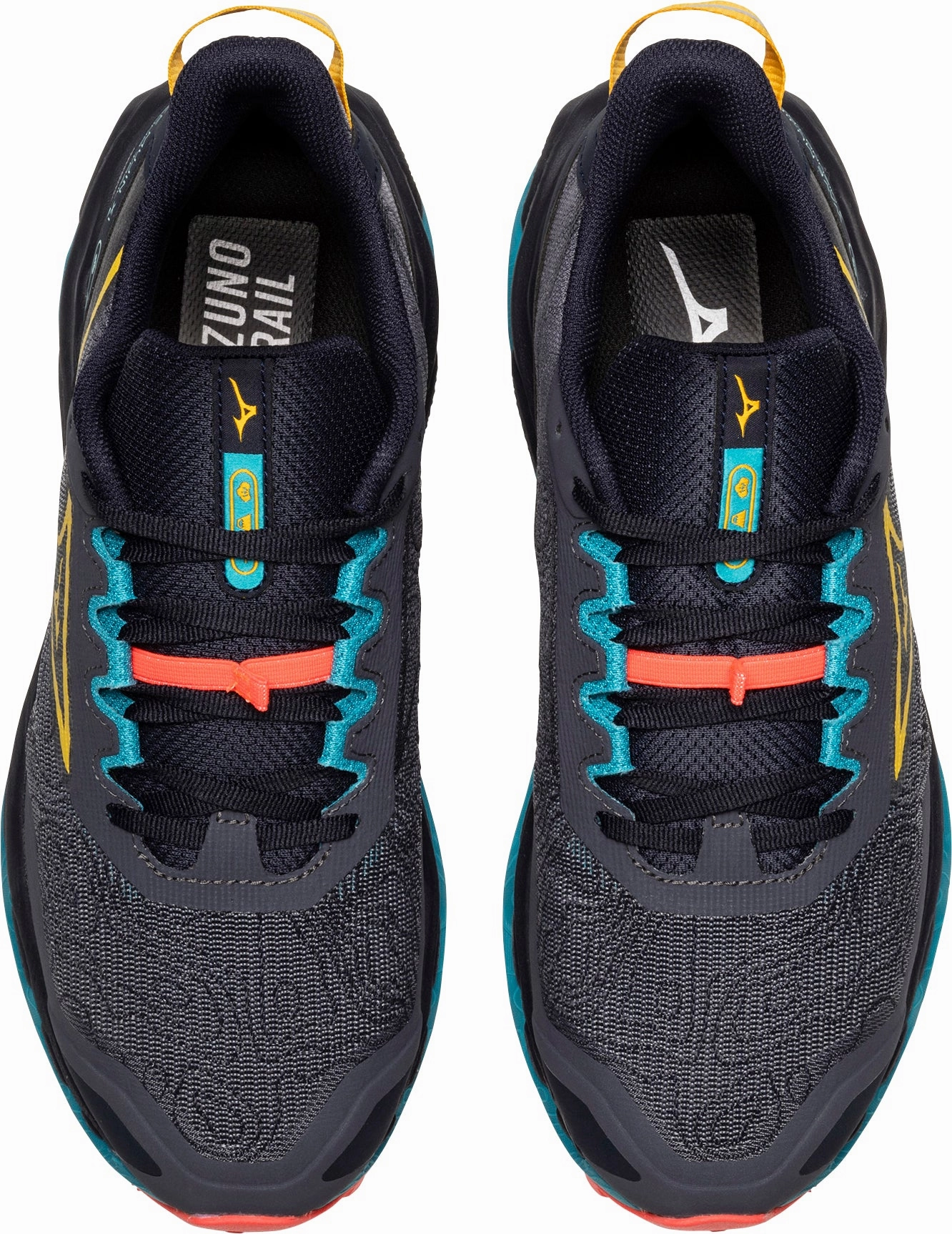 Mizuno Wave Mujin 11 Mens Trail Running Shoes - Grey Cross Vector Flex Grooves Split Outsole