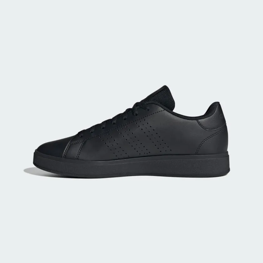 Impact Dispersing Structure HeelCushion Adidas Men's Advantage Base 2.0 Triple Black Sneaker Shoes