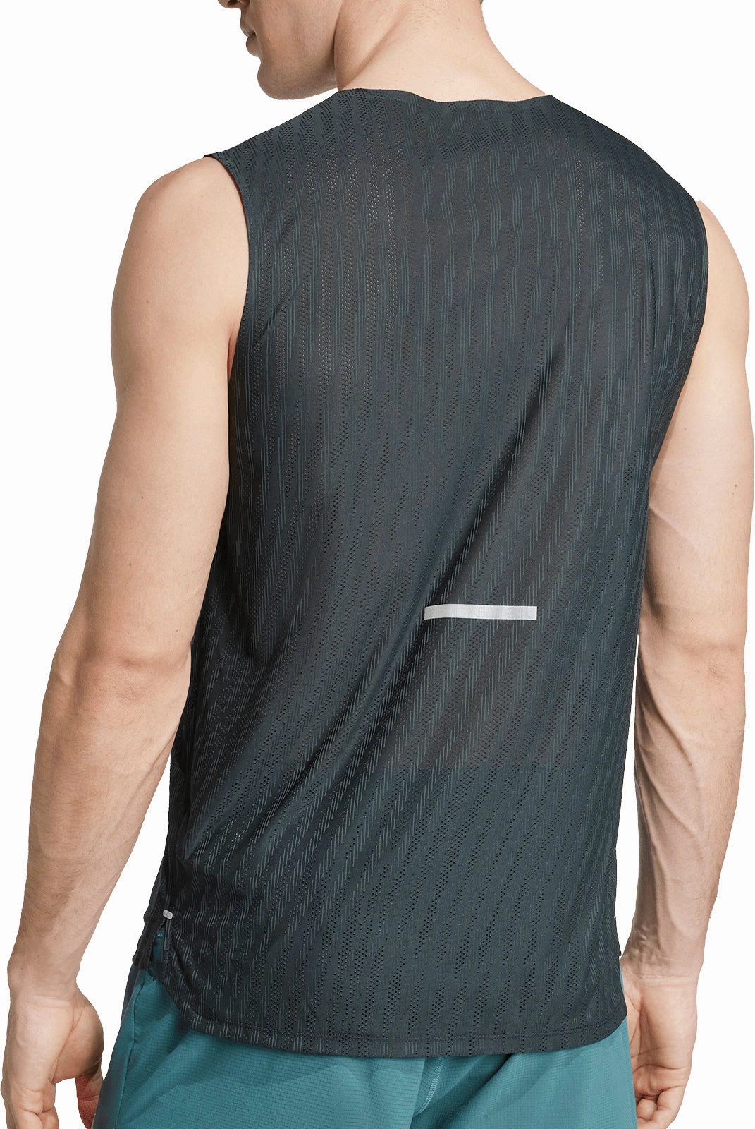 diverse Anti Static Treatment adidas ADI365 ClimaCool  Mens Running Vest - Black