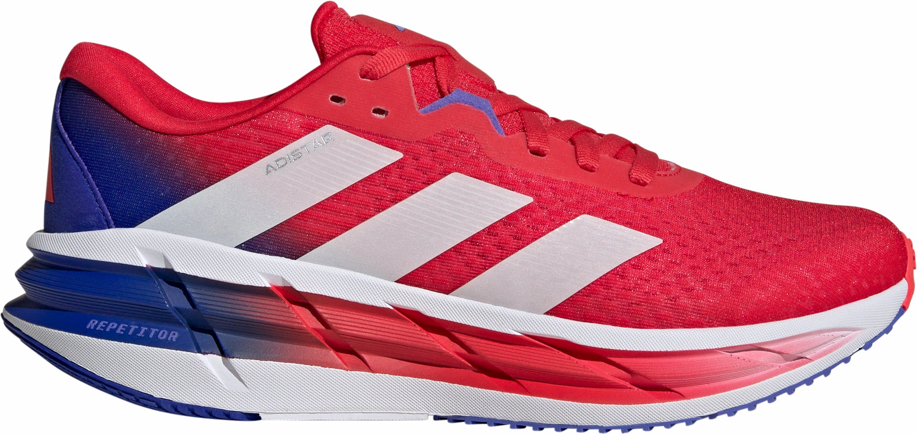 adidas Adistar 3.0 Mens Running Shoes - Red foot - ventilation running shoes Responsive Propulsion Plate