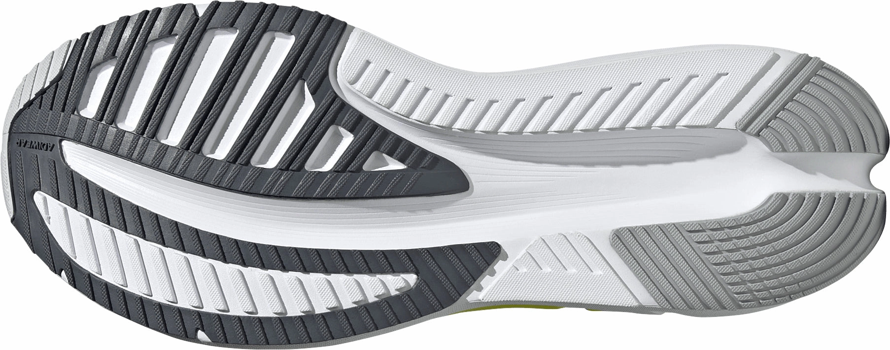 grip - enhancing Elastic Lace Technology adidas Adistar 4.0 Mens Running Shoes - Grey