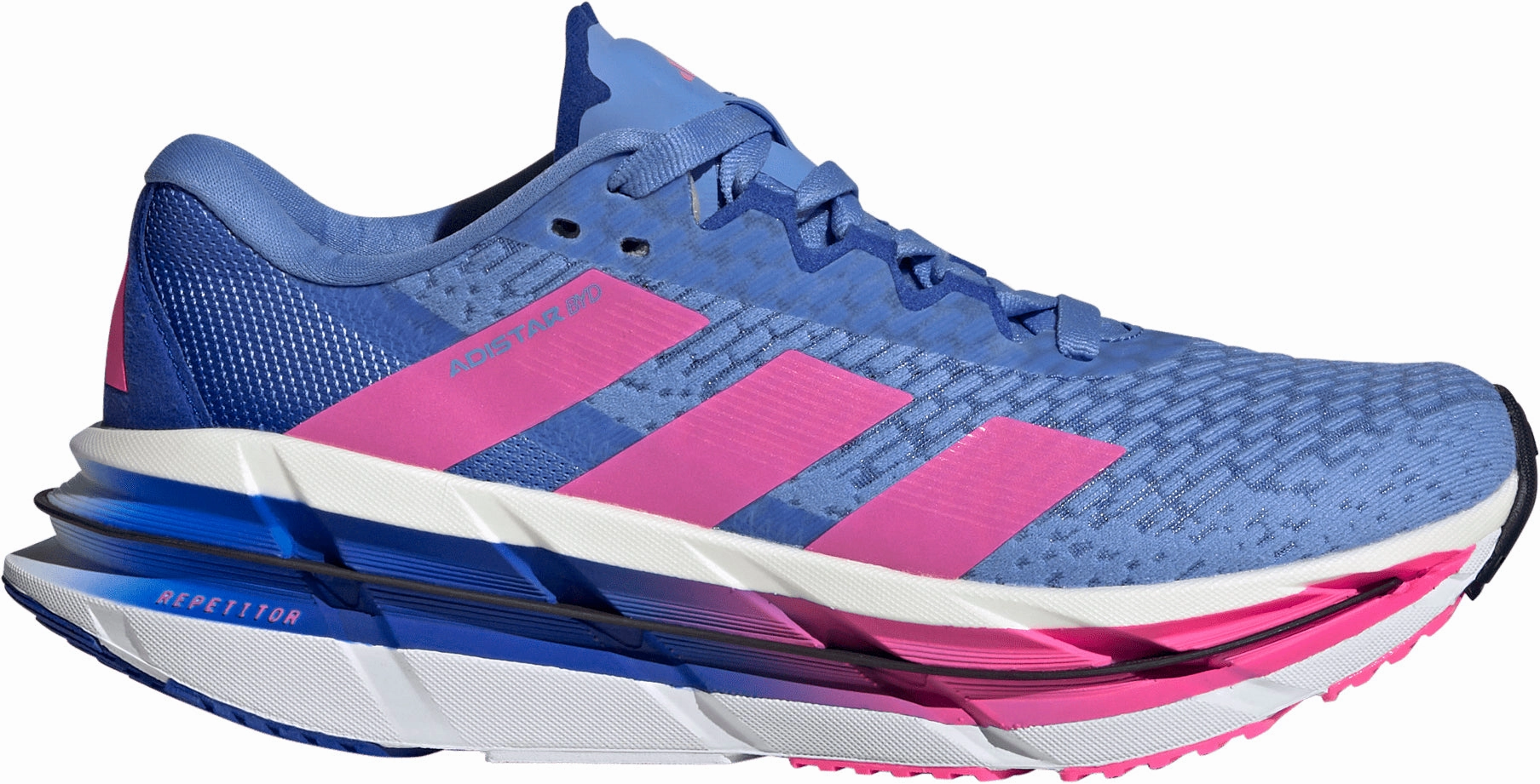adidas Adistar BYD Womens Running Shoes - Blue Dynamic support running beginner shoes