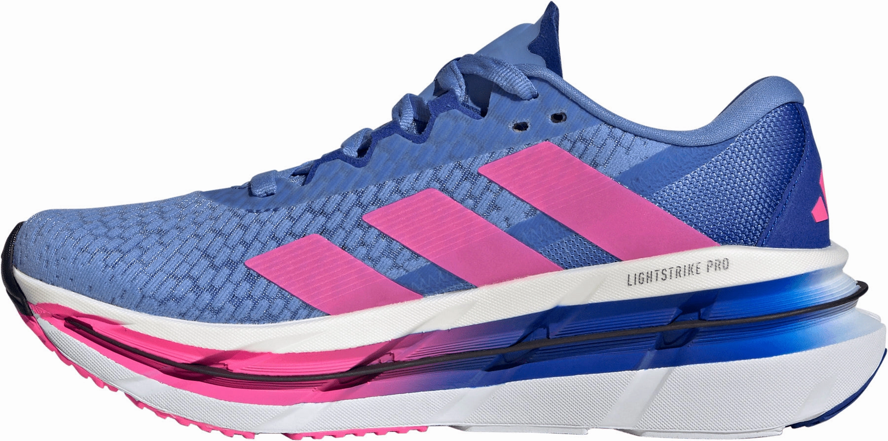 adidas Adistar BYD Womens Running Shoes - Blue winter - specific shoes thick sole shoes