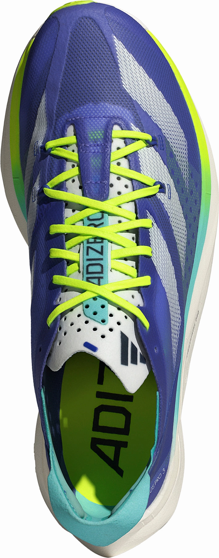 Adult runner adidas Adizero Adios Pro 3 Mens Running Shoes - Blue