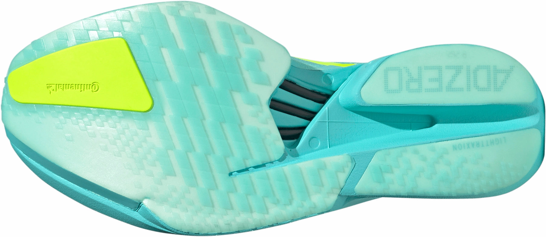 adidas Adizero Adios Pro 4 Mens Running Shoes - Green synthetic - upper - durability - strength shoes