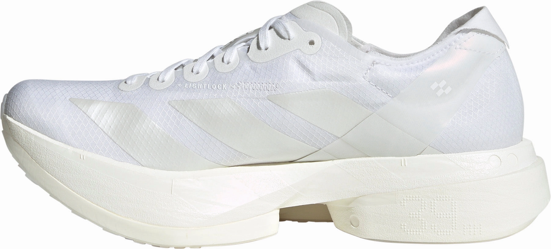 adidas Adizero Adios Pro 4 Mens Running Shoes - White running in indoor arenas shoes