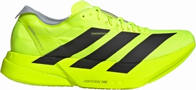 adidas Adizero Adios Pro 4 Mens Running Shoes - Yellow pointed - toe shoes