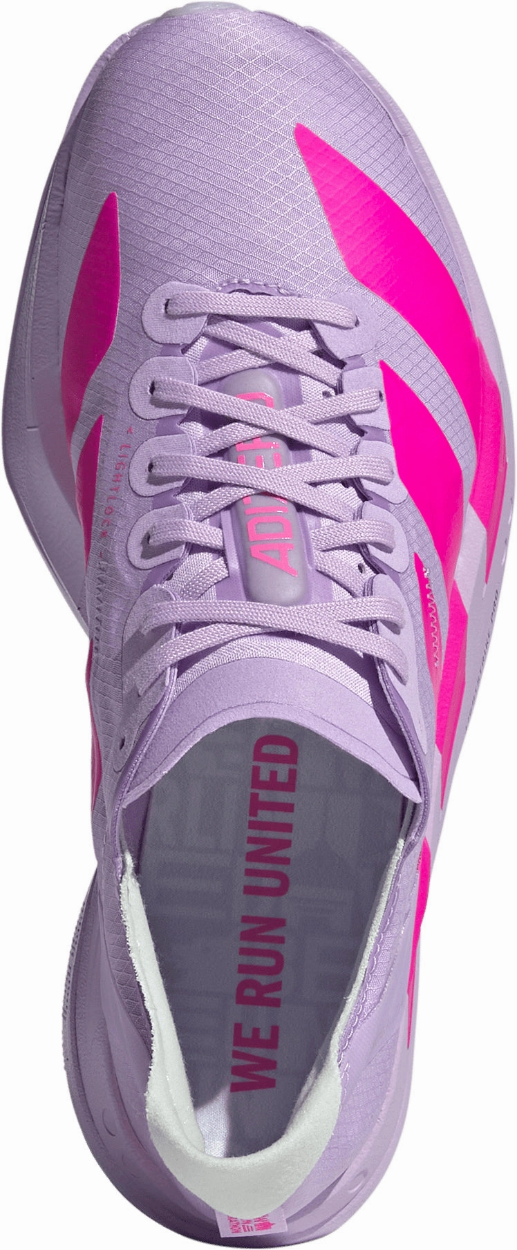 running for a way to stay adaptable Vascular Cooling Fins adidas Adizero Adios Pro 4 Womens Running Shoes - Purple
