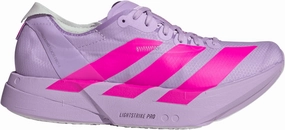 adidas Adizero Adios Pro 4 Womens Running Shoes - Purple competition edge Traction Enhancement