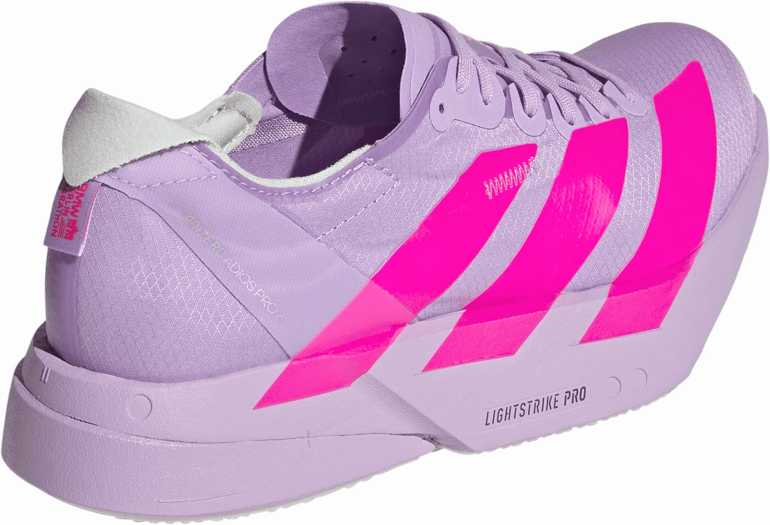 Omni-grip adidas Adizero Adios Pro 4 Womens Running Shoes - Purple