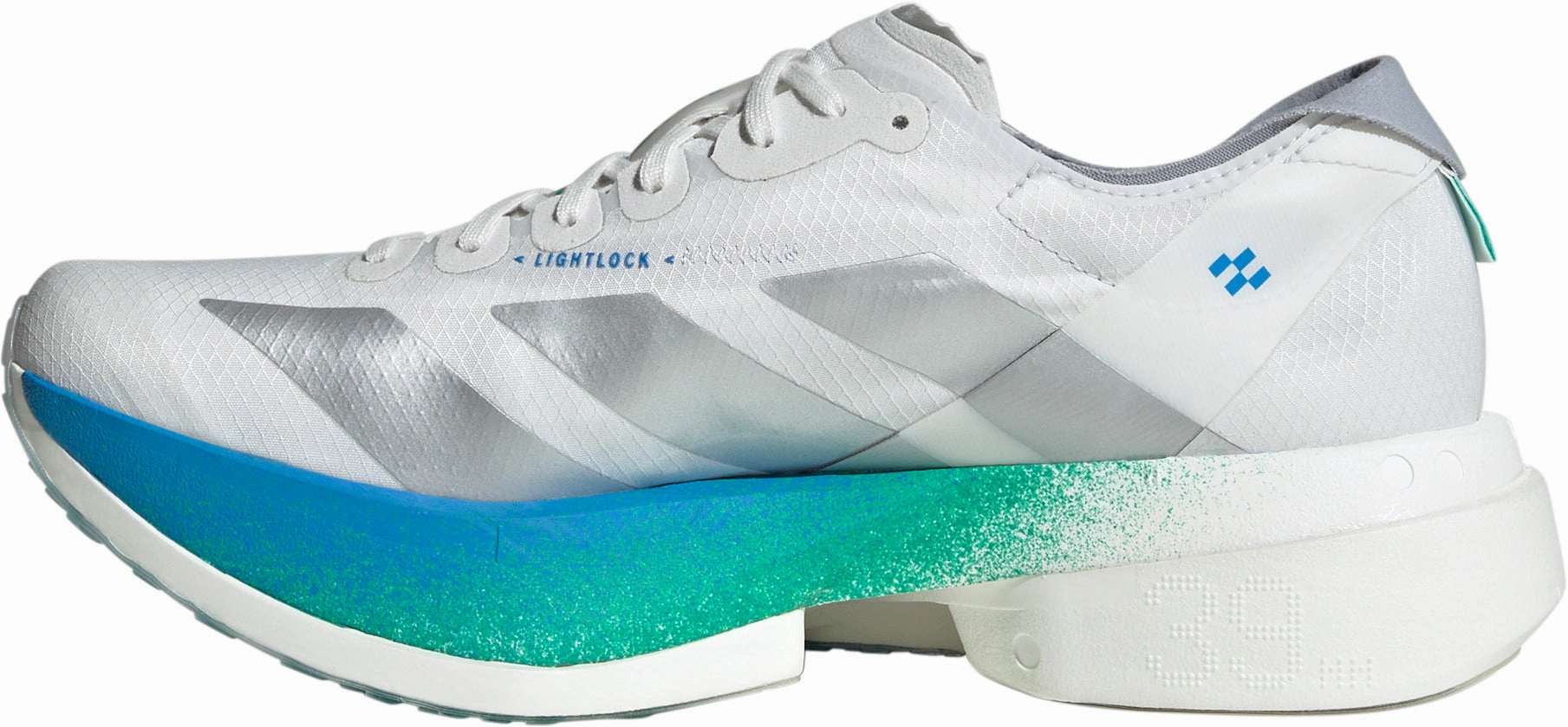 adidas Adizero Adios Pro 4 Womens Running Shoes - White Auxetic Lattice Midsole