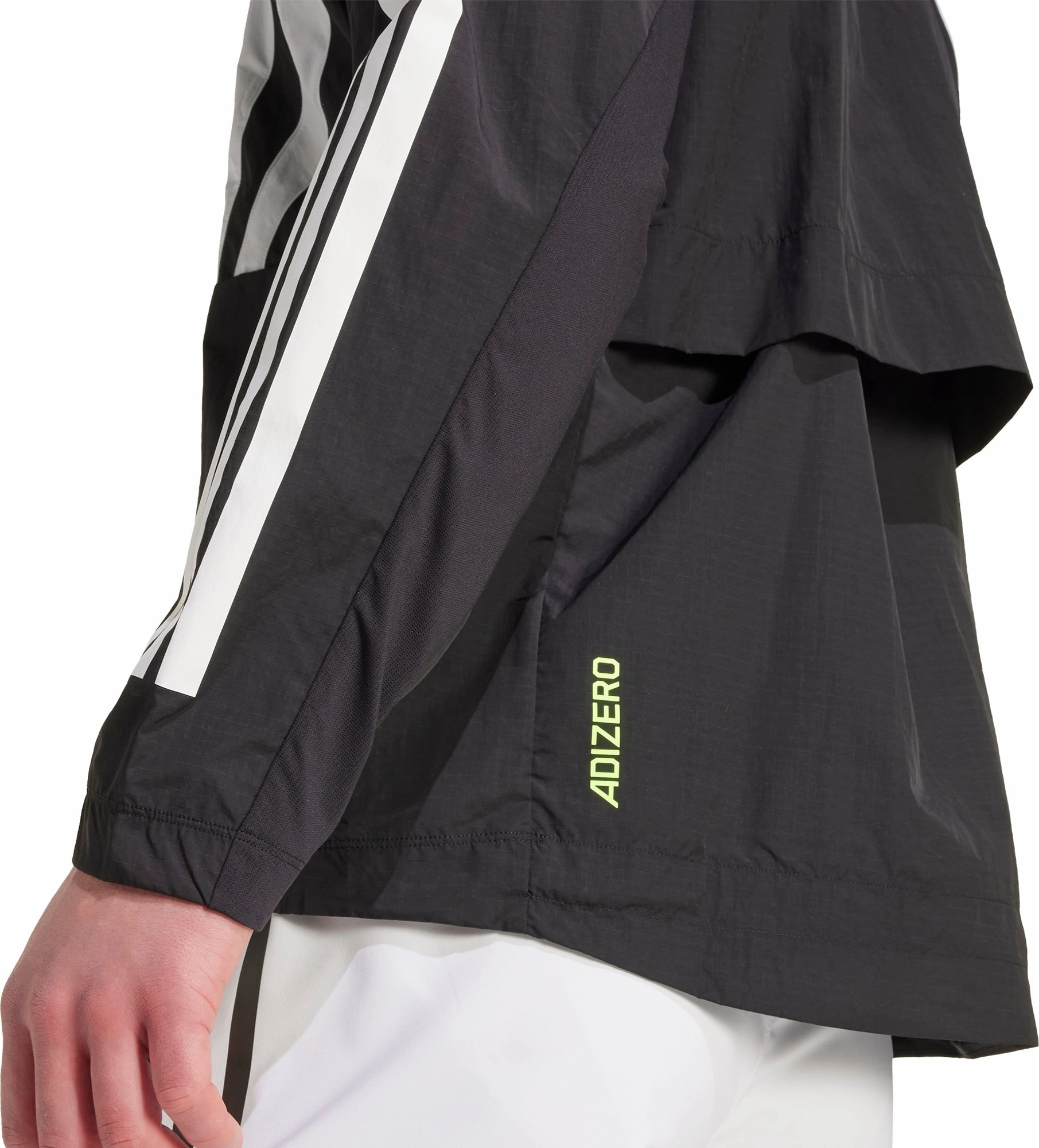 adidas Adizero Archive Mens Running Jacket - Black Fearlessness