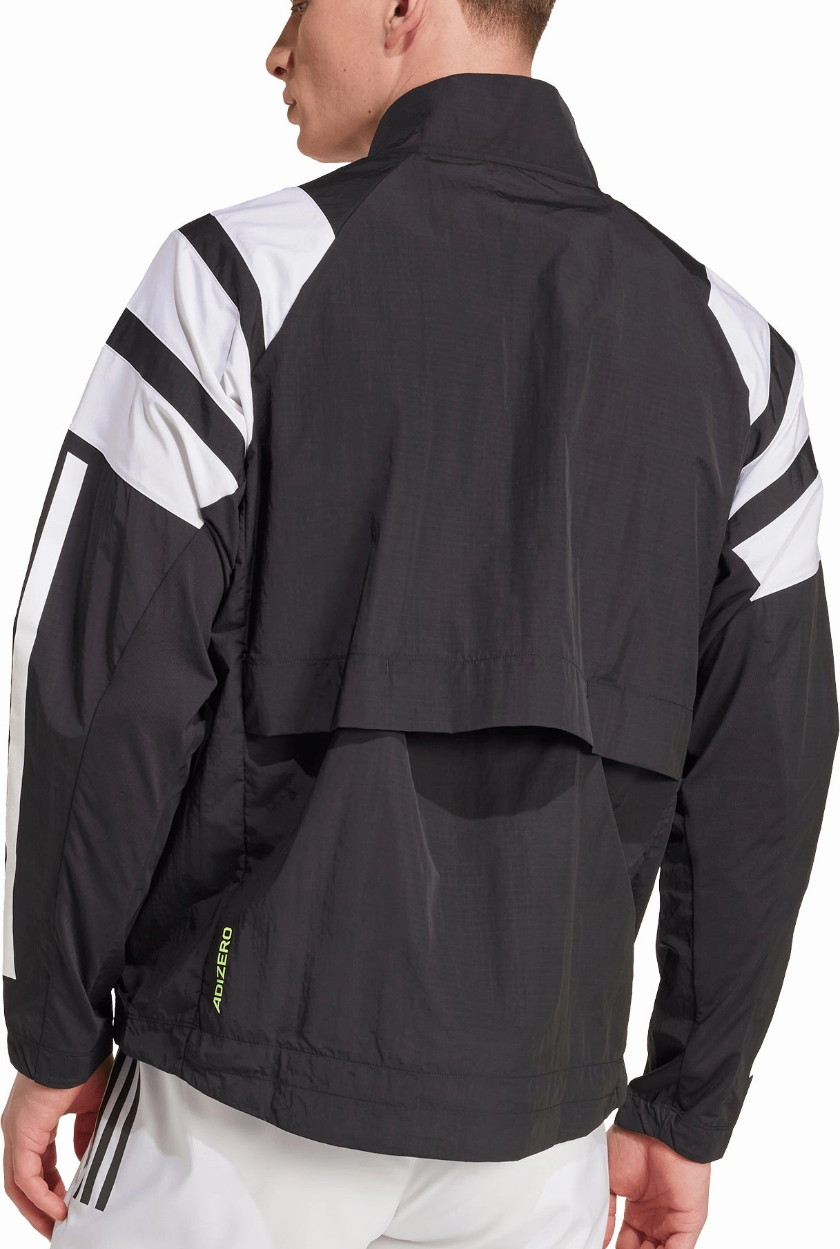 Dual Layer Ventilation Timeless Wear adidas Adizero Archive Mens Running Jacket - Black
