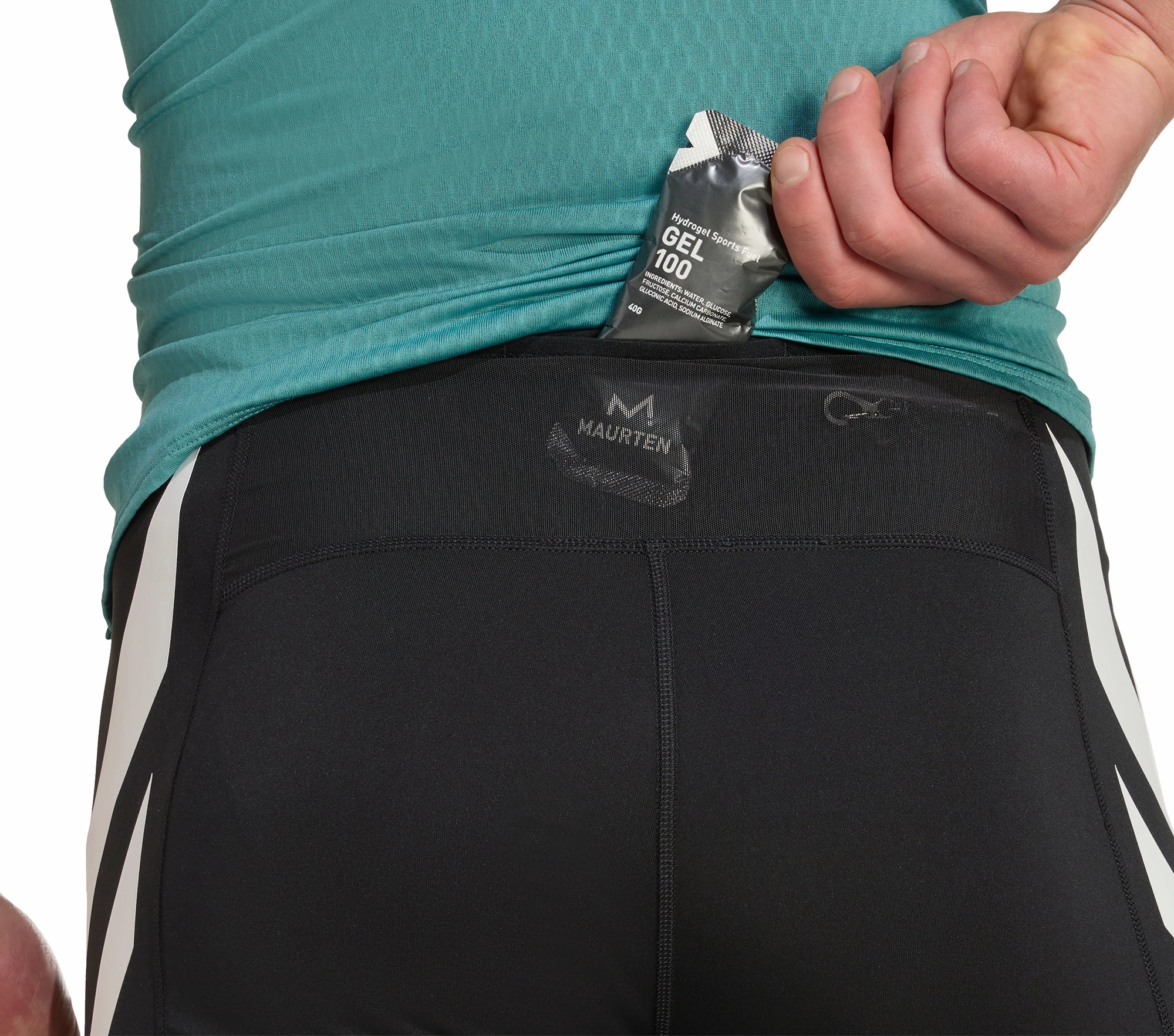 City Walk For Adults adidas Adizero Archive Mens Short Running Tights - Black