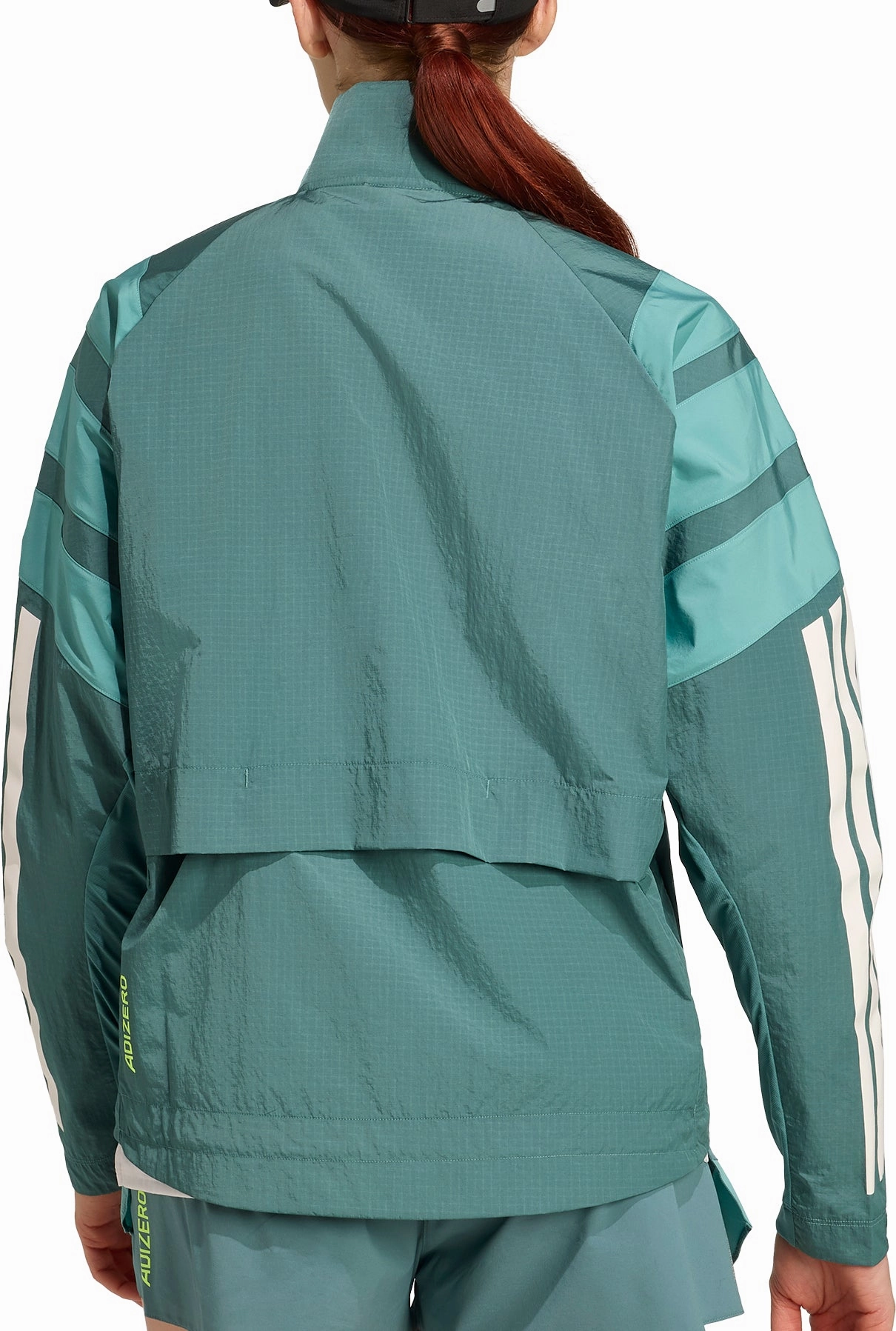 adidas Adizero Archive Womens Running Jacket - Green muted shades Core Utility