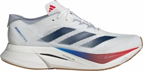 adidas Adizero Boston 12 Mens Running Shoes - White Foot Freedom