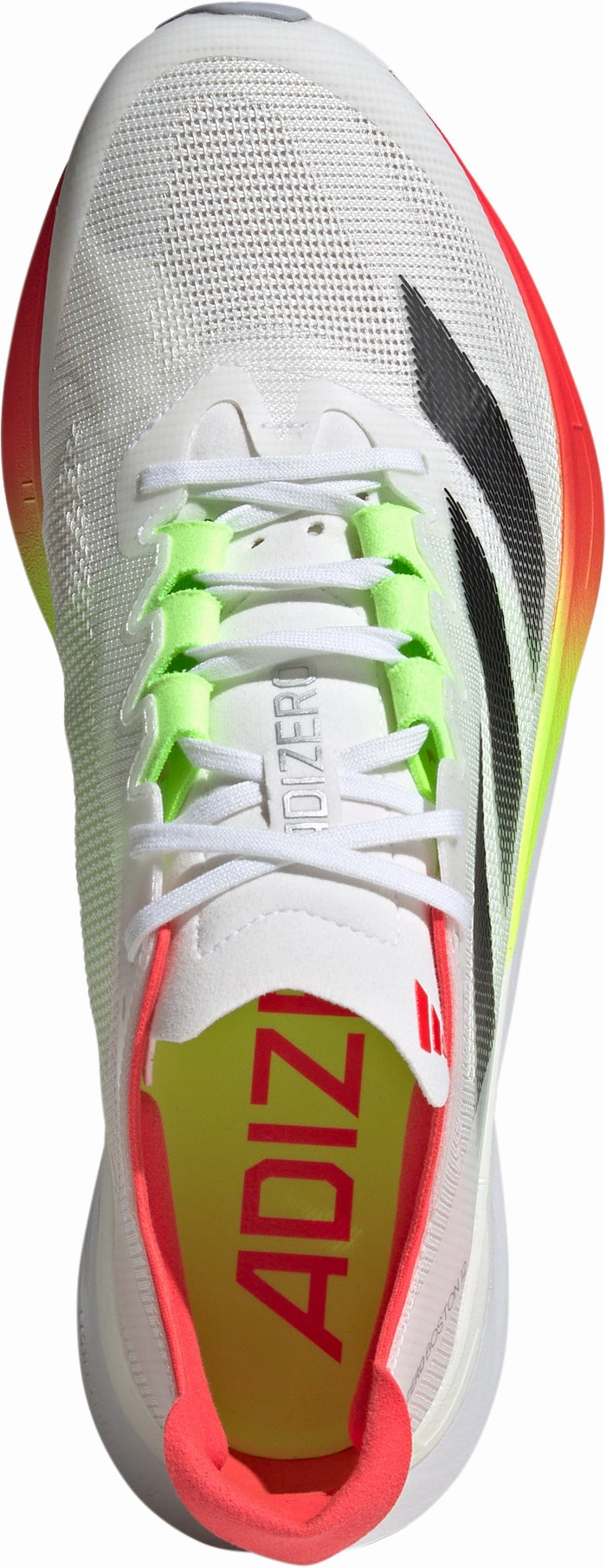 running in a crater area shoes adidas Adizero Boston 12 Mens Running Shoes - White