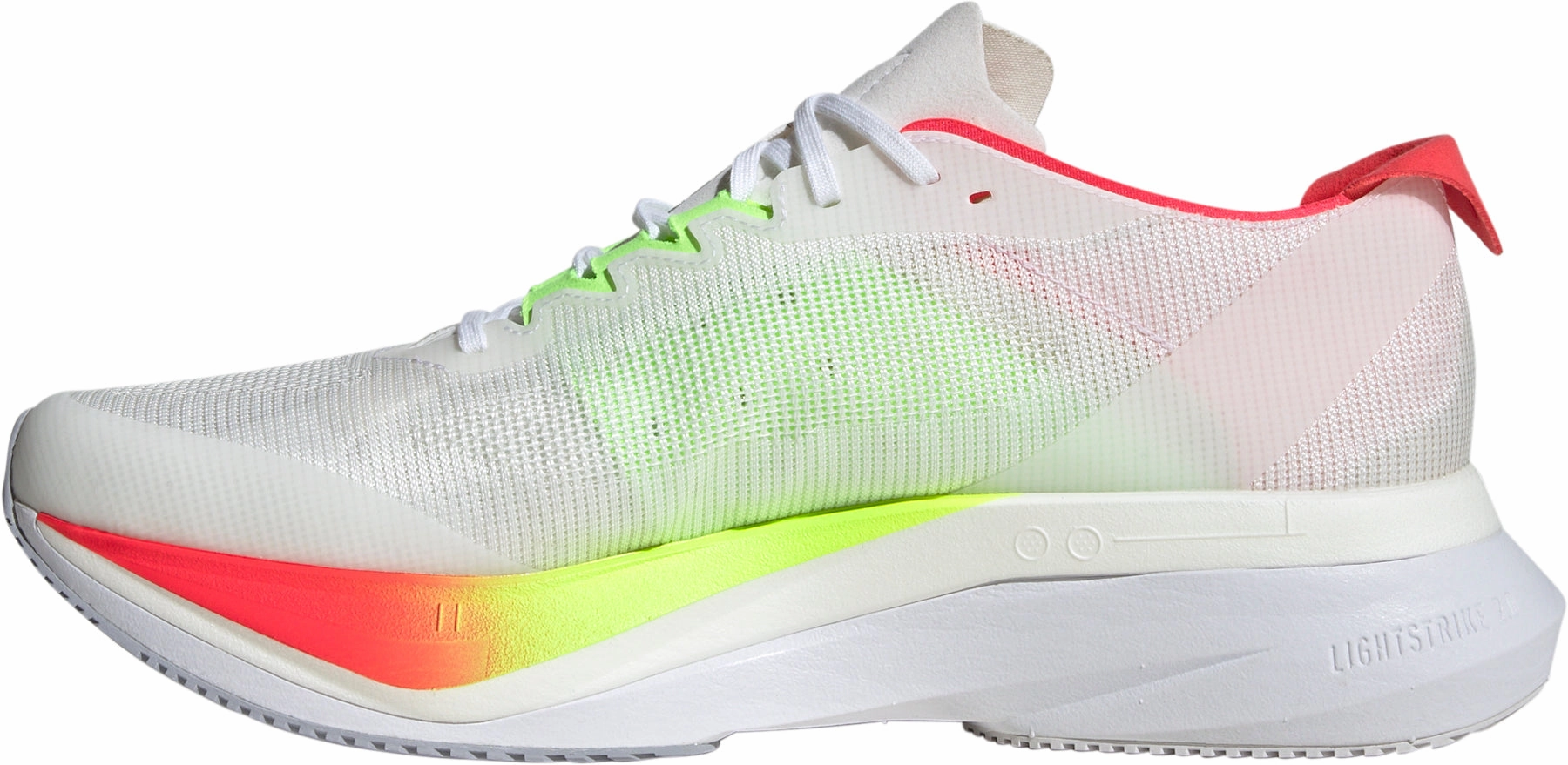 sprinting Shock Dispersion Layer adidas Adizero Boston 12 Mens Running Shoes - White