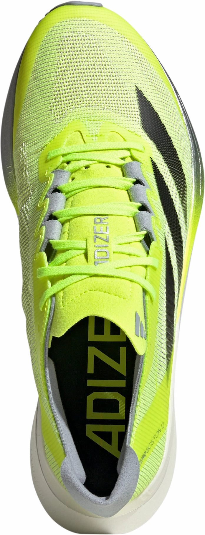 adidas Adizero Boston 12 Mens Running Shoes - Yellow non - reflective shoes