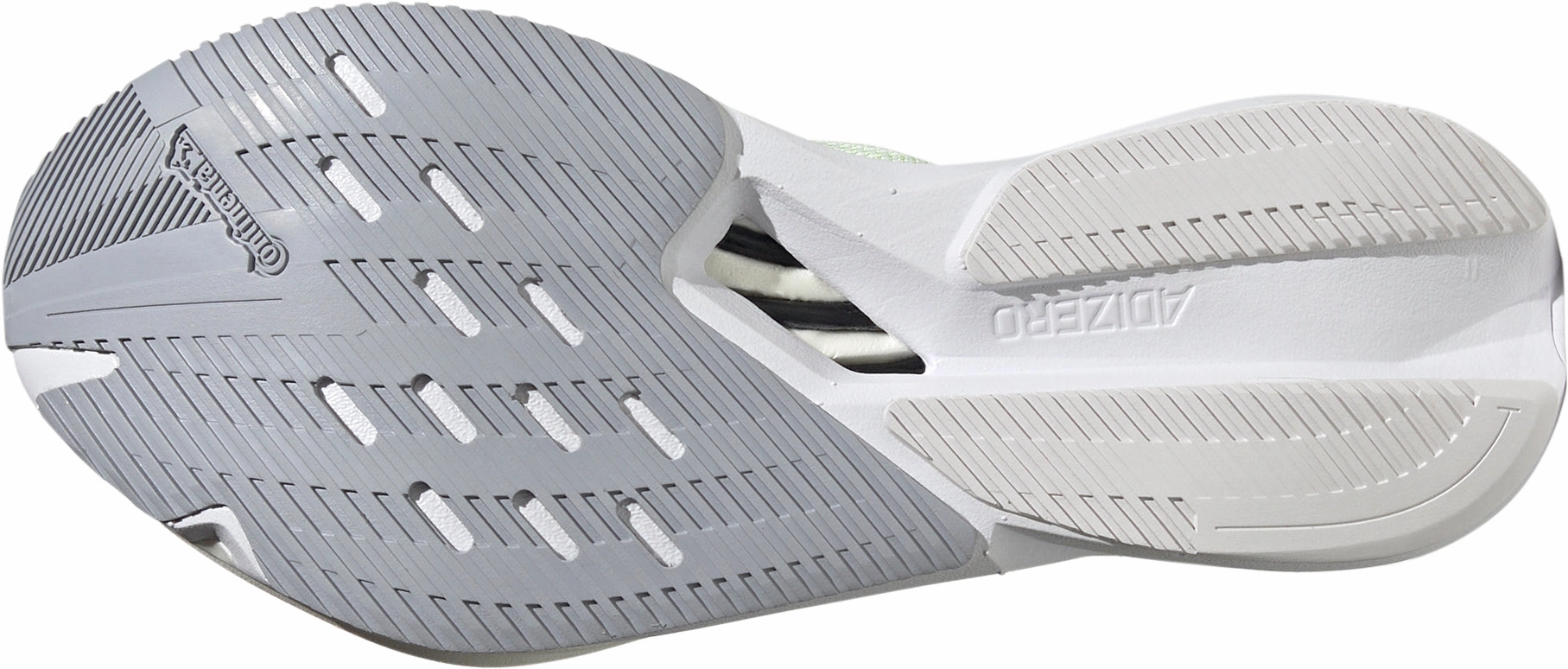 adidas Adizero Boston 12 Womens Running Shoes - White Tempo run Compression Mesh Ventilation