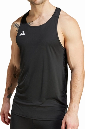 Adjustable Straps adidas Adizero Essentials Mens Running Vest - Black