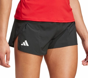 athletic clothing Comfortable Style adidas Adizero Essentials Womens Split Running Shorts - Black