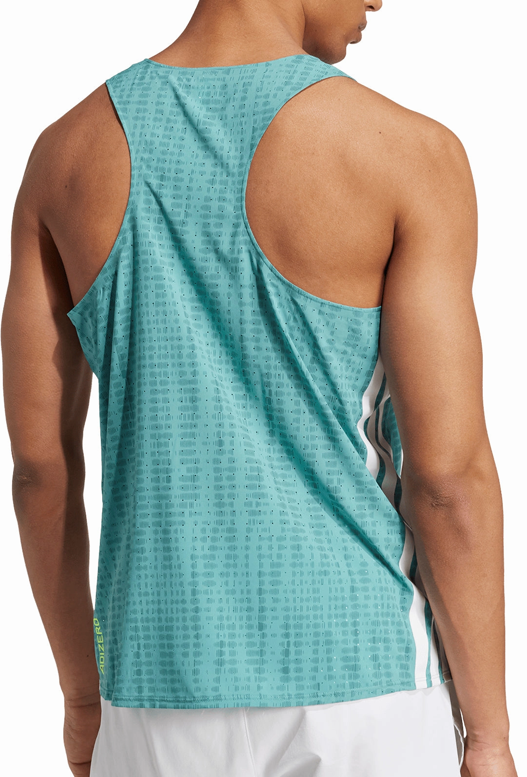 adidas Adizero Mens Running Vest - Green idea Reliable