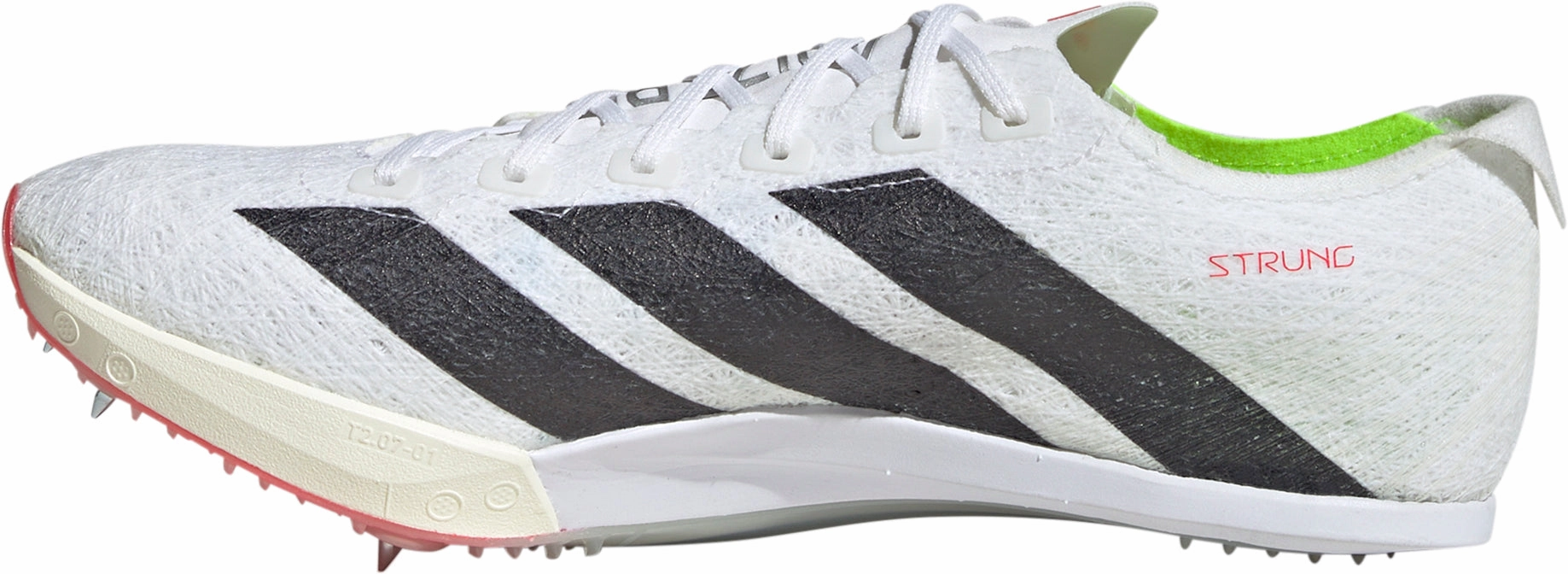 Game Surface Inner Padding adidas Adizero Prime SP 3 Strung Running Spikes - White