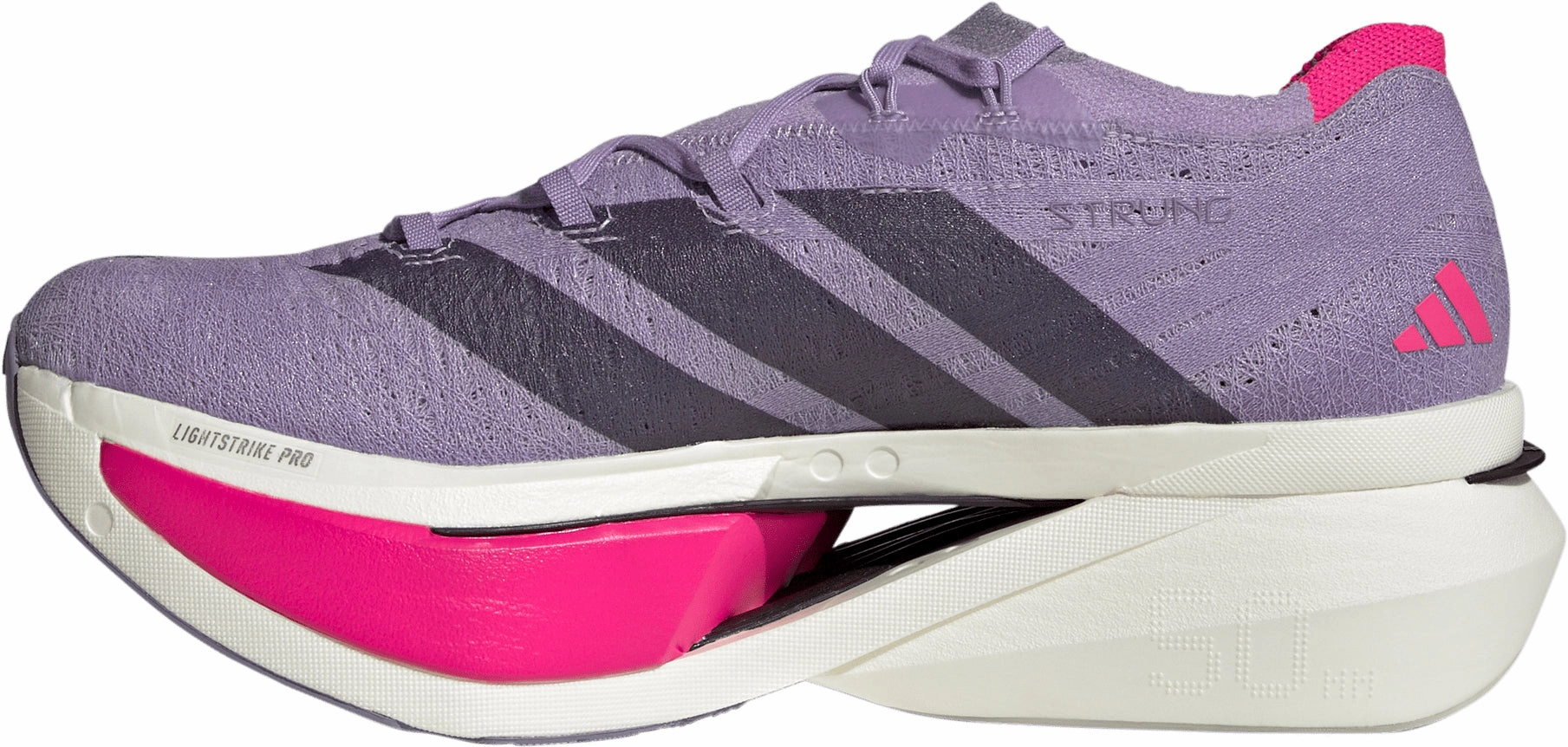 adidas Adizero Prime X3 Strung Running Shoes - Purple Comfort Insert