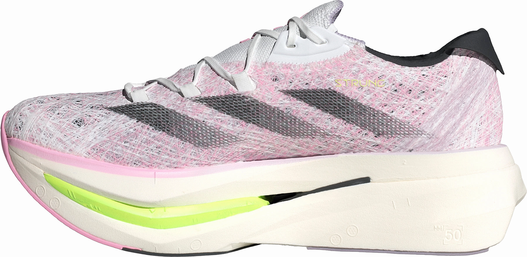 adidas Adizero Prime X 2.0 Strung Running Shoes - Pink portable