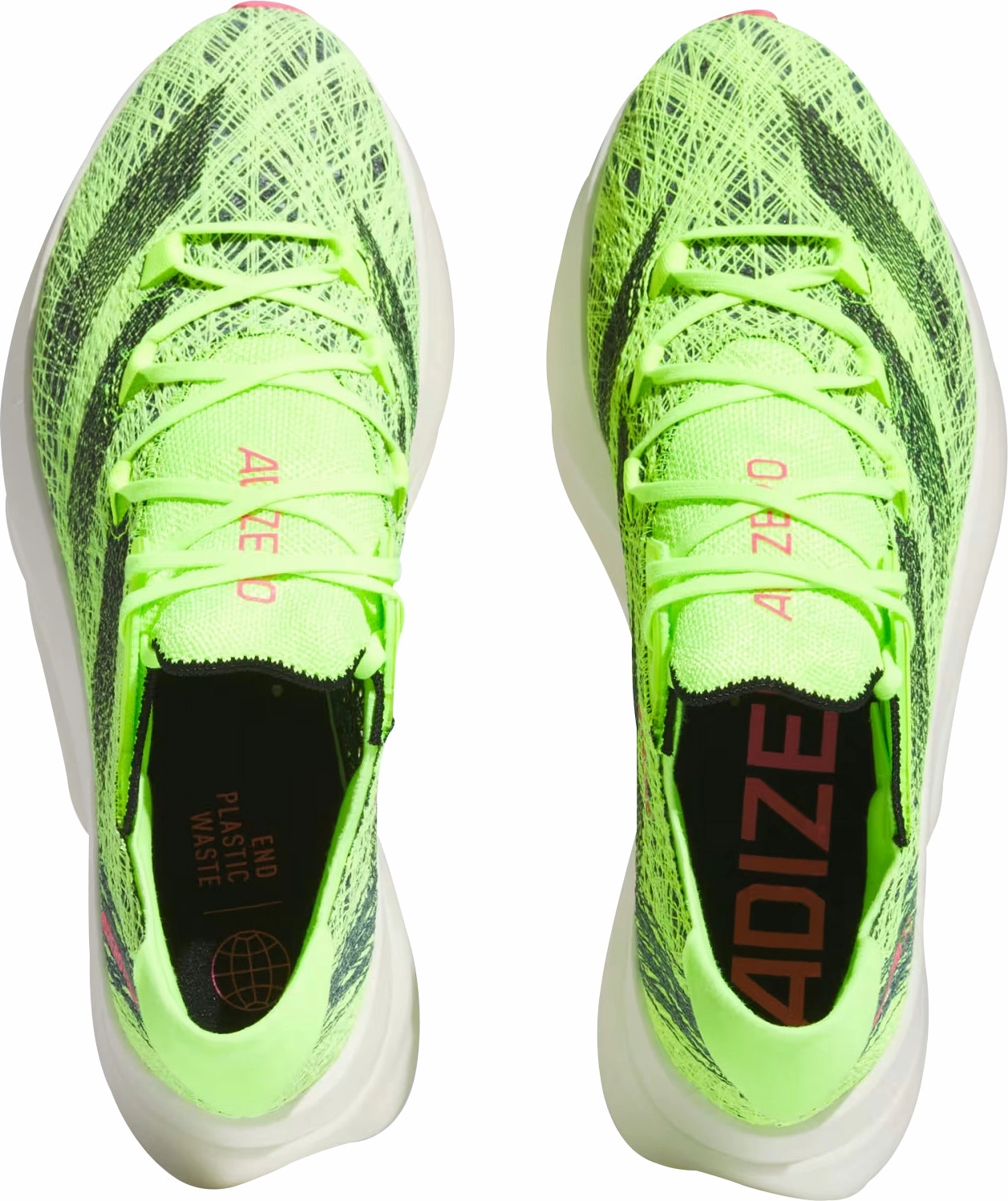 buckle - strap shoes Heart Rate Monitoring adidas Adizero Prime X 2.0 Strung Running Shoes - Yellow