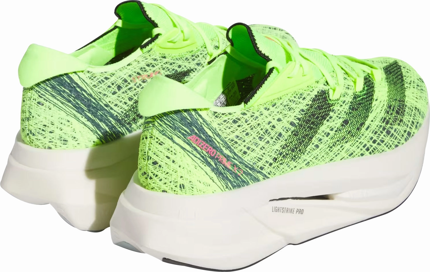 Minimalist charm - decorated running wear adidas Adizero Prime X 2.0 Strung Running Shoes - Yellow