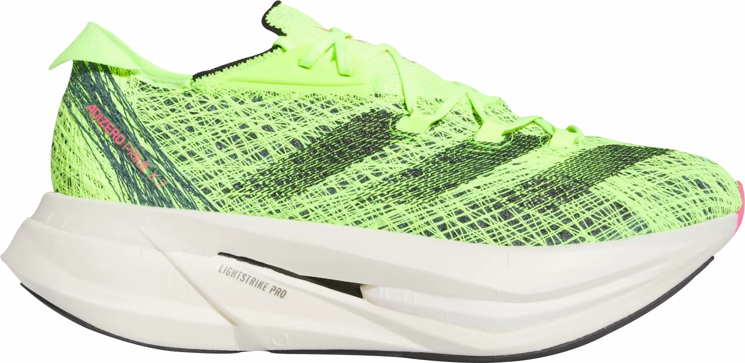 Tensile Weave Structure windy weather adidas Adizero Prime X 2.0 Strung Running Shoes - Yellow