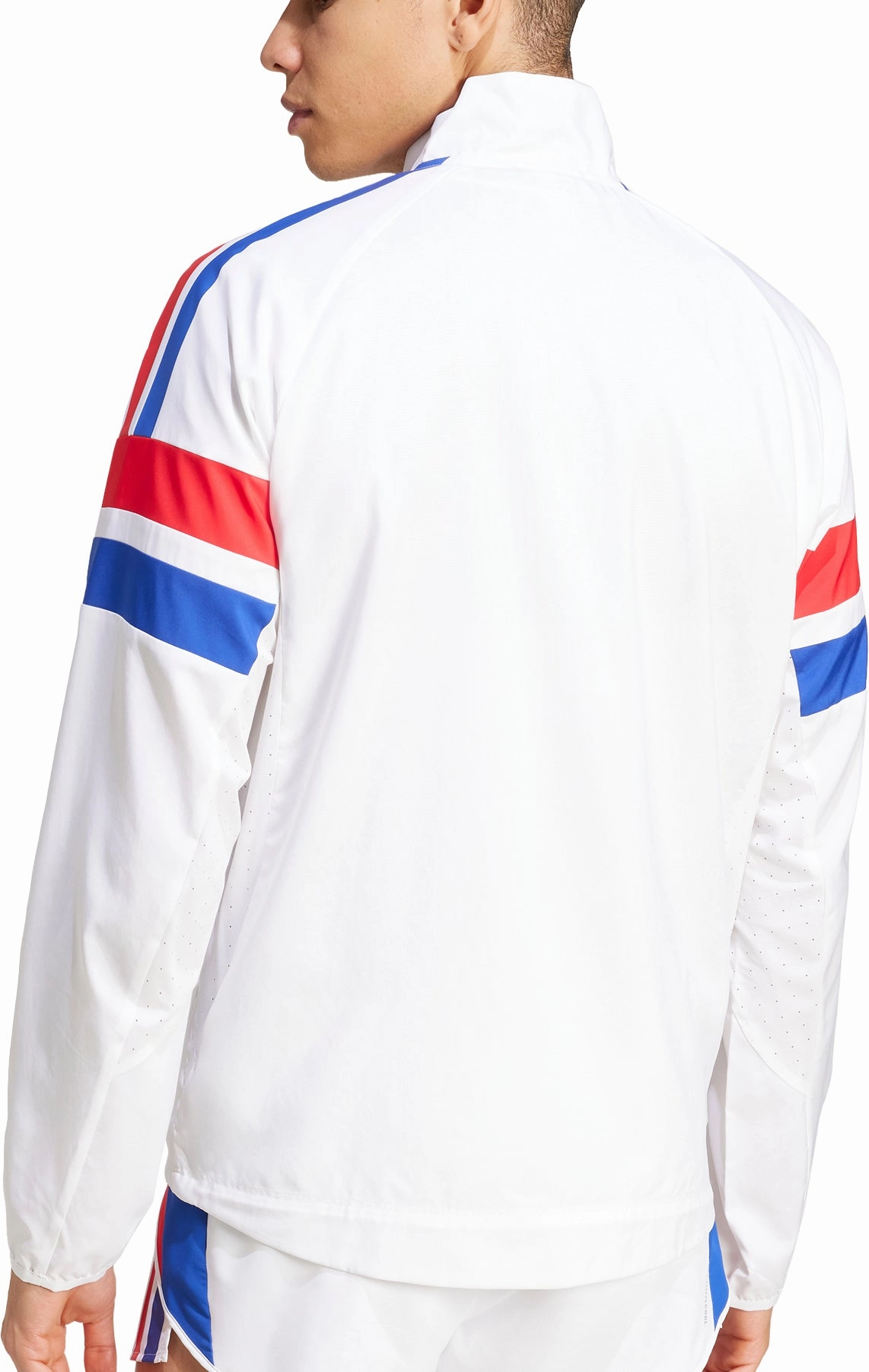 Compromise Season Change adidas Adizero Retro Mens Running Jacket - White