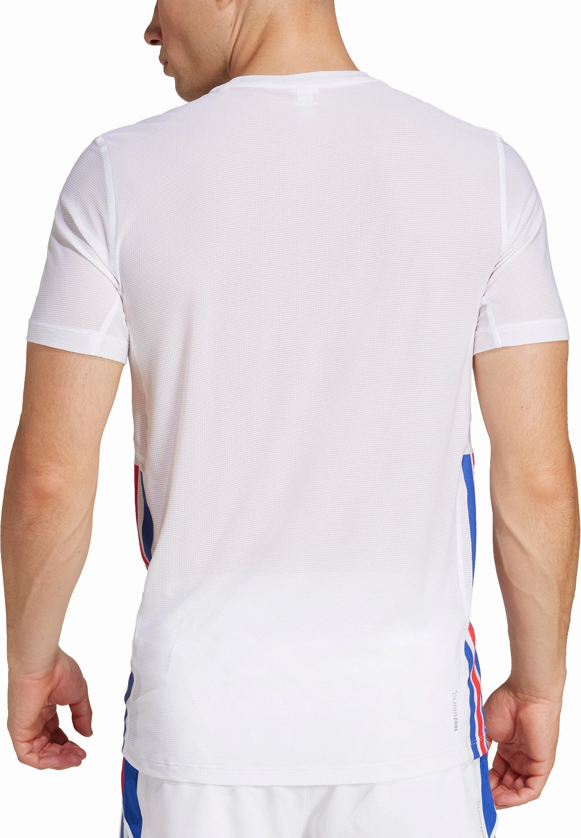 adidas Adizero Retro Short Sleeve Mens Running Top - White Modern Layer