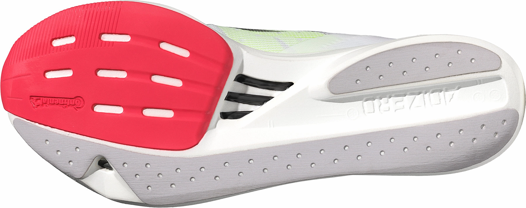 running on road adidas Adizero Takumi Sen 10 Mens Running Shoes - White