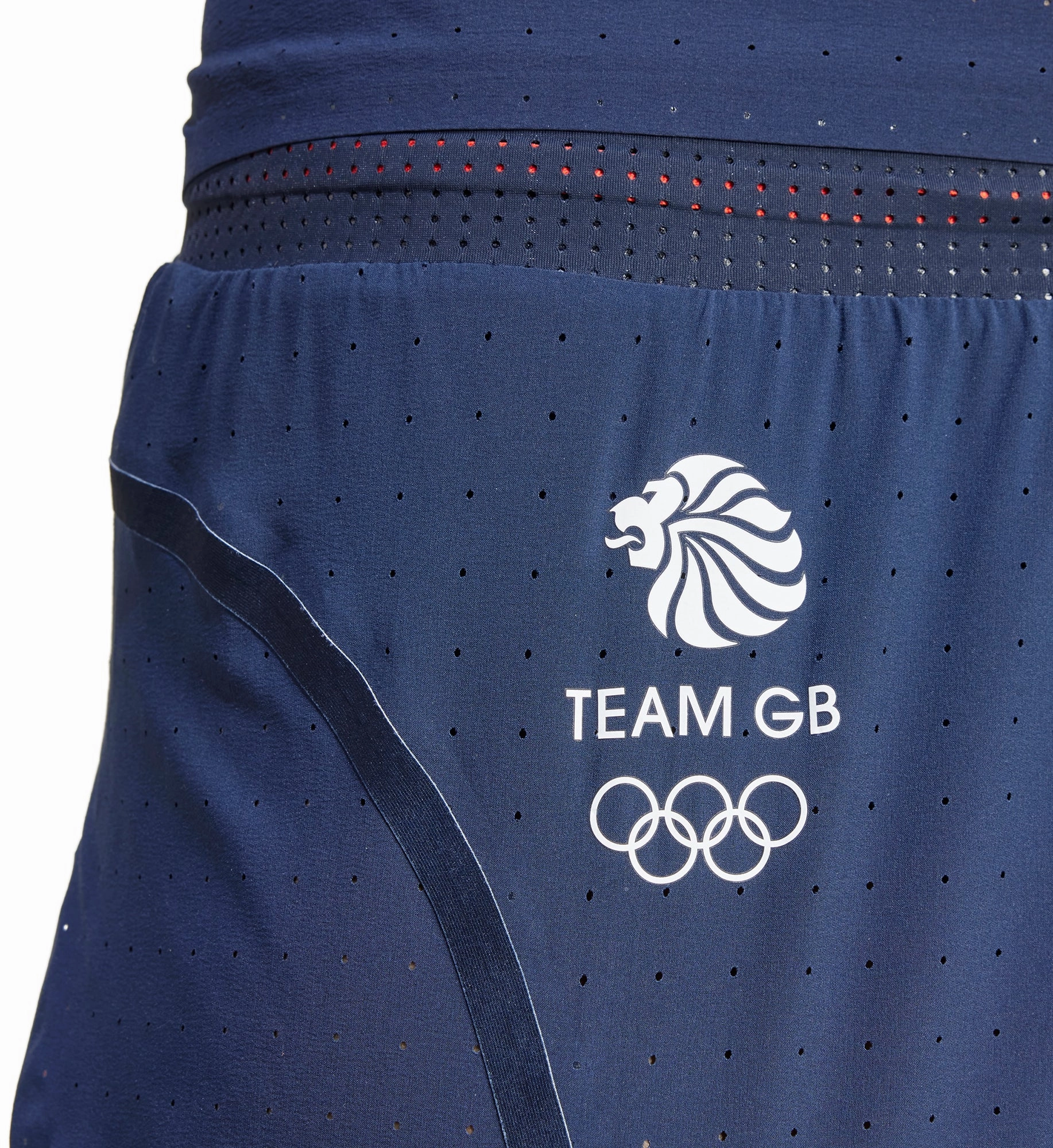 night out outfit Unique Piece adidas Adizero Team GB Womens Split Running Shorts - Blue