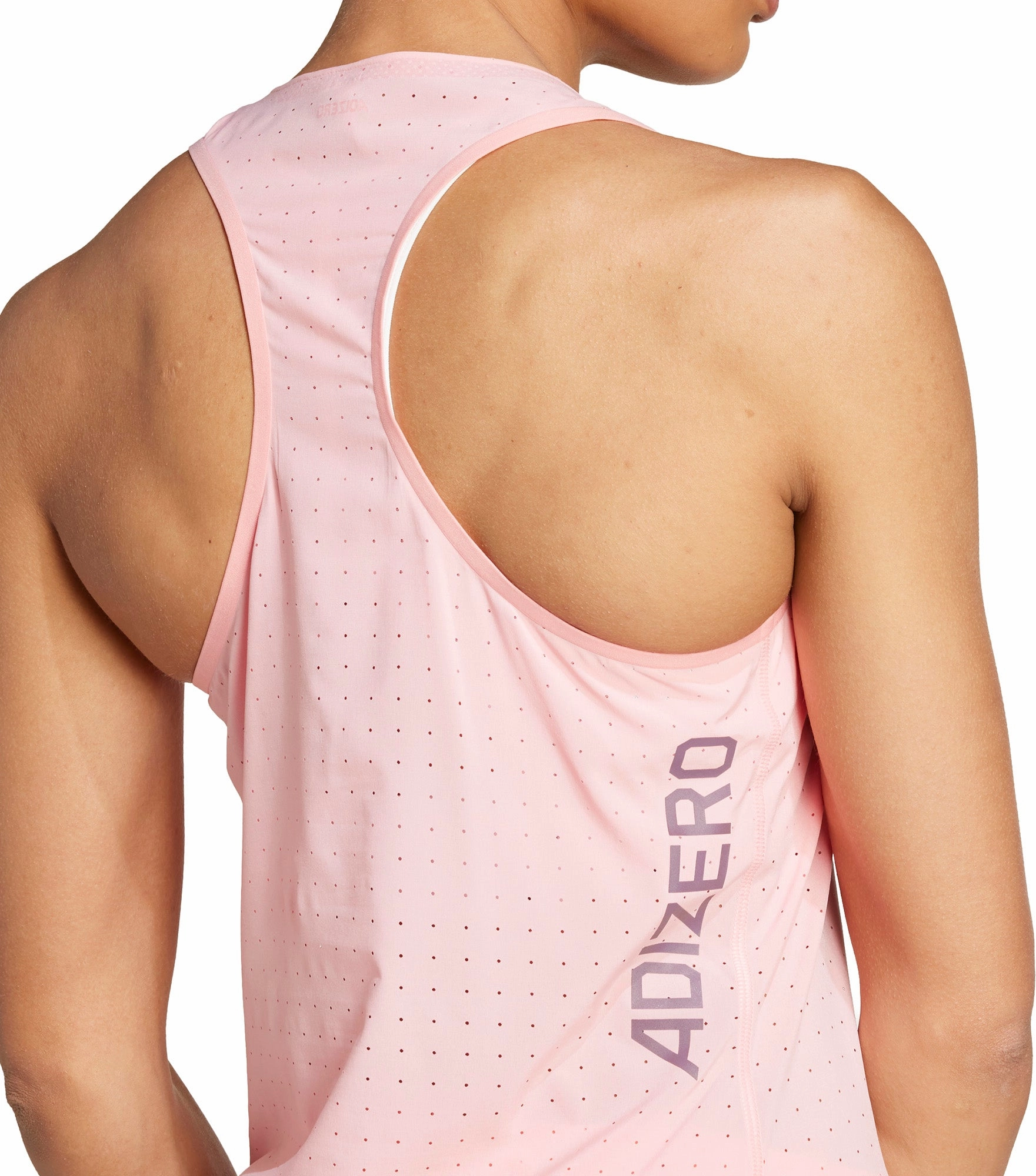 adidas Adizero Womens Running Vest Tank Top - Pink command