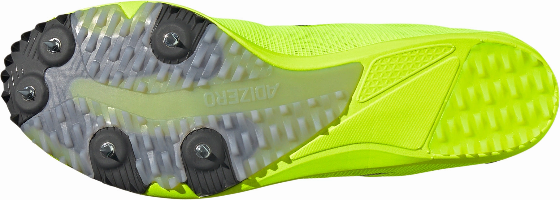 adidas Adizero XCS Cross Country Spikes - Yellow Foot Power Sprint Ready