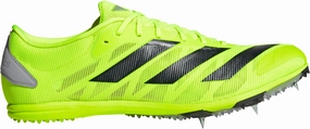 adidas Adizero XCS Cross Country Spikes - Yellow Tight Lining Slip Control